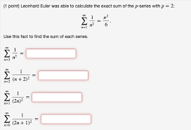 A series of numbers (e.g. Calculus 2 Series I M A Bit Lost On How To Start This One What S A P Series Should I Just Disregard The First Sentence And Find The Sum Of Each Series Like We