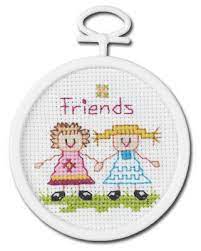 Choose from an easy to download pdf pattern or a printed pattern that we'll ship directly to your door. Janlynn Friends Mini Beginner Cross Stitch Kit 021 1045 123stitch
