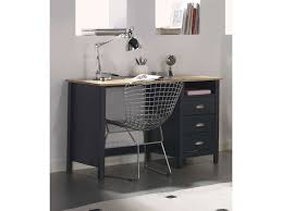 Bureau 3 Tiroirs 1 Niche Agata Anthracite Chene Vente De Bureau Conforama Mobilier De Salon Mobilier Maison Tiroir