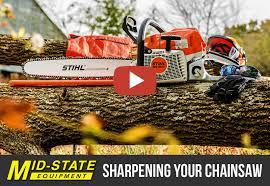 Attach the chain to the clamping rail by engaging the lever. Sharpening The Chain On Your Stihl Chainsaw