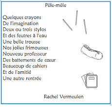 Poesie De Rentree Pele Mele Poeme Battement De Coeur Poesie