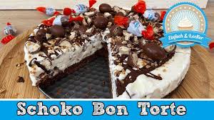 Durch verschiedene zutaten, wie frischkäse, mascarpone. Kinder Schoko Bon Torte Einfach Ohne Backen Youtube