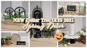 New Dollar Tree Spring Diys 2021 Spring Decorating Ideas Youtube In 2021 Spring Decor Diy Diy Dollar Tree Decor Spring Decor