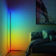 Transform you empty, dark corners with the colour changing minimalist led corner floor lamp. North 365 Type Colours Changing Led Floor Lamps Rgb Dimming Remote Corner Standing Lamp For Bar Restaurant Bedroom Decoration Floor Lamps Aliexpress