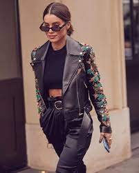 Winter Outfit All Black Black Outfit Leather Jacket Black Trousers Sunglasses Statement Jack Fashion Teenage Fashion Trending Fashion Clothes Women