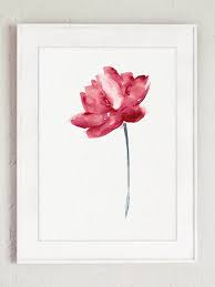 Lotus Flower Pink Wall Art Print Blooming Lotus Watercolor Painting Set Of 3 Paintings Yoga Print Zen Gi Floral Prints Art Lotus Flower Art Flower Prints Art