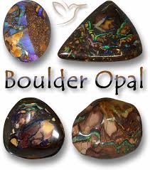The color is what defines the stone. Boulder Opal Information Magical Colors In An Organic Frame