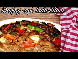 1 sendok teh lada hitam bubuk. Resep Daging Sapi Lada Hitam Black Pepper Beef Recipe