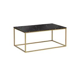 Gibt es couchtische aus marmor in besonderen farben? Couchtisch Schwarz Gold Marmor Optik Rechteckig 60 X 100 Cm Delano Beliani De
