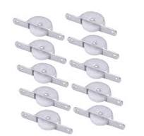Amazon.com: Rodillo para puerta de armario, 10 unidades, para armario,  puerta de ducha, polea de rueda de acero inoxidable, pantalla de puerta de  ...
