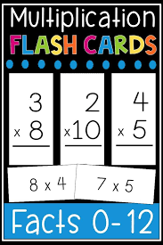 Printable Multiplication Flashcards Learning Math Facts Is Easy With This Set Of Printable Multipl Multiplication Flashcards Printable Flash Cards Math Facts