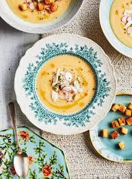 Creme De Rutabaga Et Carottes A L Erable Ricardo Recipe Soup Cream Soup Stuffed Peppers