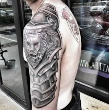 What does knight tattoo mean? Top 121 Cool Upper Arm Tattoo Ideas In 2021 Shoulder Armor Tattoo Armour Tattoo Armor Tattoo