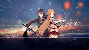 Kirito is asuna's partner and main love interest in the series. Kirito And Asuna Digital Wallpaper Sword Art Online Kirigaya Kazuto Yuuki Asuna Anime Hd Wallpaper Wallpaper Flare
