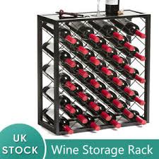Check spelling or type a new query. 32 Bottle Tabletop Wine Rack Holder Storage Floor Standing Display Shelf Uk Ebay