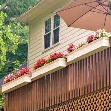 Our window boxes have been used on california bungalows to new york estates. 30 Hanging Window Box On A Rail Flower Window Boxes