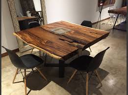 Image Result For Square Live Edge Dining Table Live Edge Dining Table Rustic Dining Room Table Rustic Dining Room