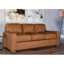 Leather sectional sofa with 2 power recliners, power headrests & usb power outlet, created for macy's. Wayfair Leather Sofa Beds You Ll Love In 2021