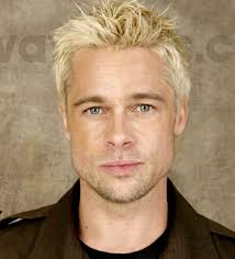 Brad Pitt Bleached Mens Hairstyles Mens Hair Colour Haircuts For Men