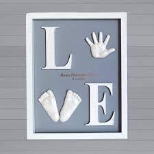 Diy Hand And Feet Casting Kit For Baby Love Frame Nursery Etsy