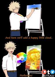 The Joy Of Explosions My Hero My Hero Academia Manga My Hero Academia Memes
