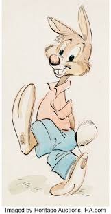 Animation Art Production Drawing Song Of The South Br Er Rabbit Illus Rabbit Illustration Animation Art Art