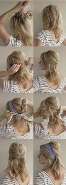 You can look cute and stylish but also tie your hair up on hot day. 21 Simple And Cute Hairstyle Tutorials You Should Definitely Try It
