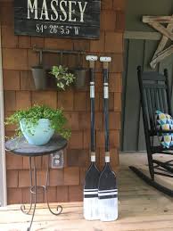 The other day, i was perusing the isles of my local big box craft store with the previous night's art teacherin' book club on my mind. Wooden Oars Pair Of Oars 2 Oars 48x5 Decorative Etsy Wooden Oars Oar Decor Painted Oars