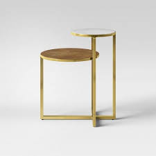 Mixed Material Marble Metal Accent Table Gold Project 62 In 2020 Metal Accent Table Accent Table Marble Accent Table
