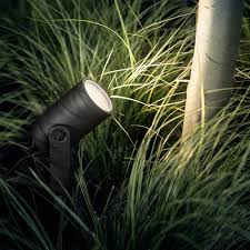 Philips Hue White Color Ambiance Lily Erdspiessleuchte Schwarz Philips Hue 1741430p7 Landschaftsbeleuchtung Gartenbeleuchtung Led Spots