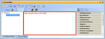 Adding Free From Clinical Notes In Dentrix Clinical