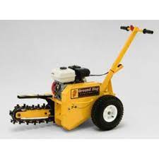 Ground Hog Trencher 18 Rental T 4 Hs18 The Home Depot Trenchers Rental Yard Drainage