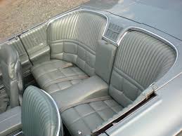 Classic car upholstery options vary by color, material, and design. Ford Thunderbird Ford Thunderbird Thunderbird Ford Classic Cars