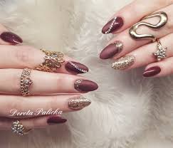 matte burgundy nails nail