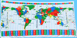 time zones map elamp