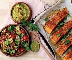 peruansk laks med quinoa oppskrift fra santa maria recept peruaanse recepten quinoa voedsel ideeen
