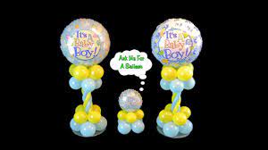 Baby Shower Balloon Centerpieces Video Tutorial Youtube