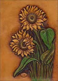 Pin By Ernest Mitchell On Leather Tooling Patterns Leather Craft Leather Craft Patterns Leather Tooling Patterns Sunflower stencil printable flower symbol decorative decoration element floral plant nature icon background ornament flora natural.
