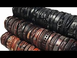 So, i ended up making these leather bracelets for men. 8 Leather Bracelet Diy How To Make Leather Bracelet Adjustable Leather Bracelets Youtube