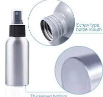 Spray Bottles Aluminum 50ml/1.69oz Travel Size Empty Mini Refillable Metal Spray Bottle Set with Lid for Liquids Skincare Cosmetic Perfume Storage ...