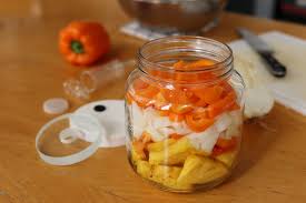 A pint sized mason jar or similar works. Recipe Fermented Pineapple Habanero Hot Sauce Farmsteady