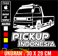 Kumpulan animasi gambar mobil hitam putih kantor meme via kantormeme.blogspot.co.id. Stiker Mobil Stiker Tulisan Pickup Indonesia Lazada Indonesia