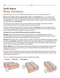 Prentice hall plate tectonics answer key prentice hall plate tectonics answer key will have page 3/6. Plate Tectonics Worksheet Education Com