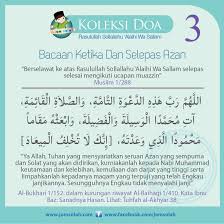 إِذَا سَمِعْتُمُ النِّدَاءَ، فَقُولُوا مِثْلَ مَا يَقُولُ المُؤَذِّنُ. Jom Solat Bacaan Ketika Dan Selepas Azan Jomsolat Facebook
