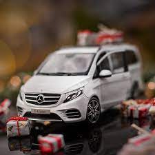 Mercedes Benz On Instagram Bringing Home The Presents For Christmas The Miniature Model Of The V Class Be Miniature Model Mercedes Benz Benz