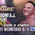 Big BOOM! A.J Live segment set for AEW Dynamite