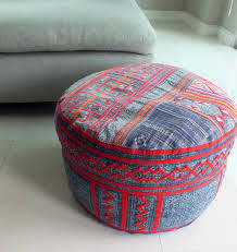 Indian mandala pouf cover boho large round ottoman pouffe cover bean bag case. Bohemian Ottoman Pouf Cover Chair Decorative Cushion Thailand Etsy Bohemian Ottoman Ottoman Decorative Cushions