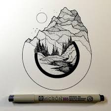 Way More Than Numbers Dann Das Untere Wie Ein Digramm Gestalten Und Mensch Auf Dem Berg Oder A Strong Foundati Natur Zeichnen Skizzierung Skizze Inspiration