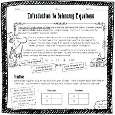 An excellent leader is really a leader who are able to produce leaders down the road. Introduction Balancing Chemical Equations Worksheet Adventures Science Balance Sumnermuseumdc Org