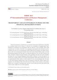 The horizontal axis is related to a system in which the siddiquee, noore alam 2006, 'public management reform in malaysia. Pdf Transparency And Accountability In Public Sector Financial Management System